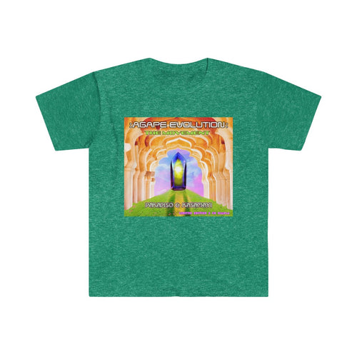 Celestial Resonance T-Shirt Unisex Softstyle in Green