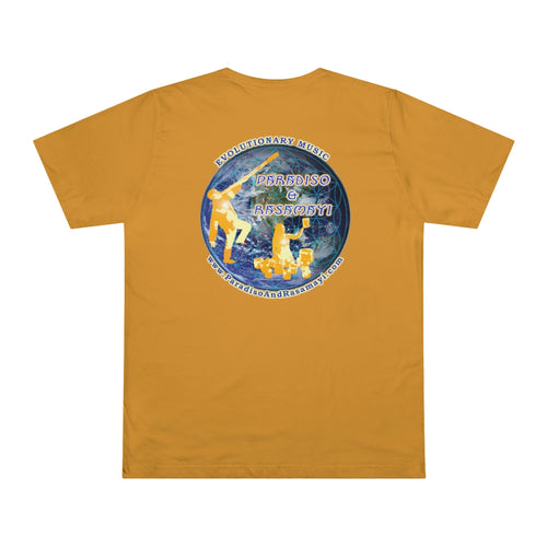 Agape Evolution T-shirt Unisex Deluxe in Mustard